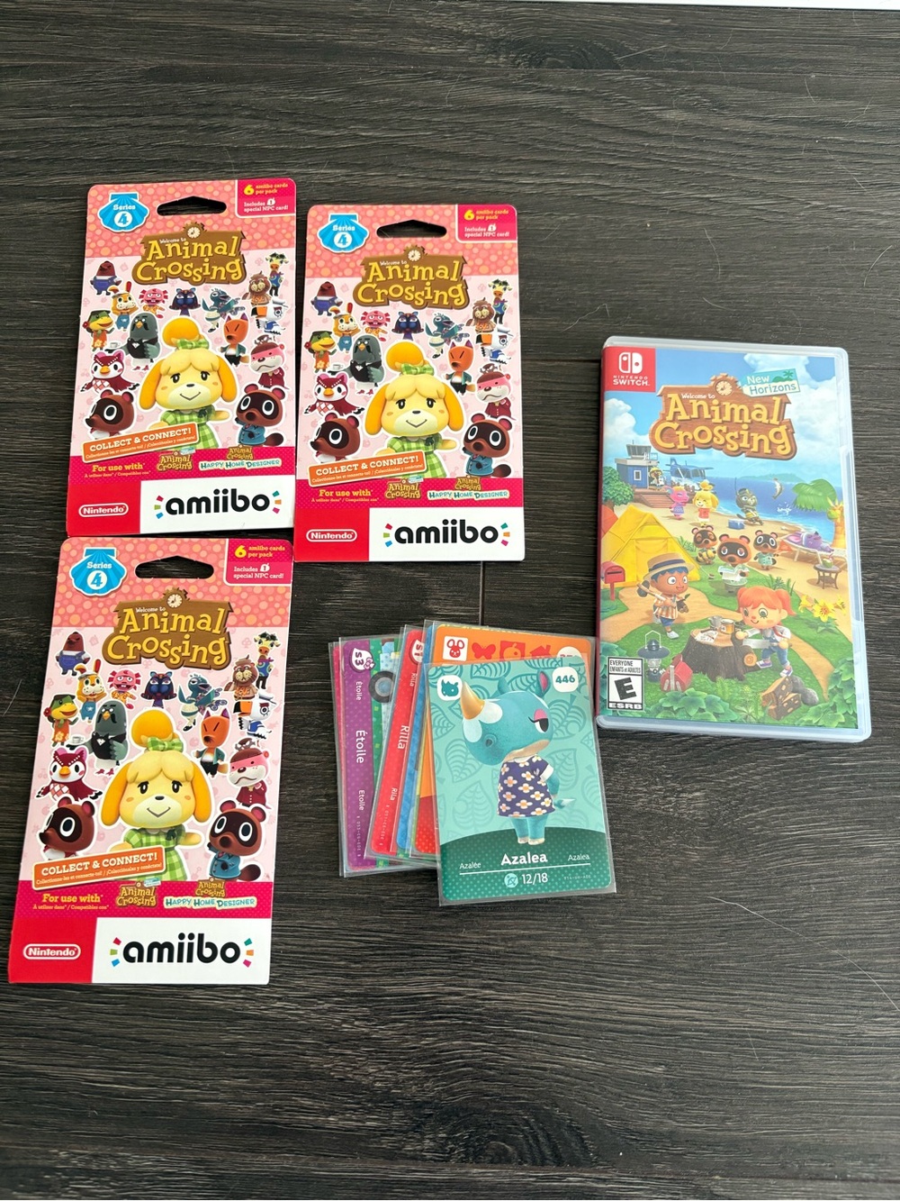 Nintendo Switch Animal Crossing New Horizons Game with Amiibo Cards